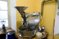 Bohnenrstung Mit Kaffeerstmaschinen