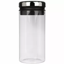 EVAK KaffeeAufbewahrungsbehälter aus Glas und Edelstahl